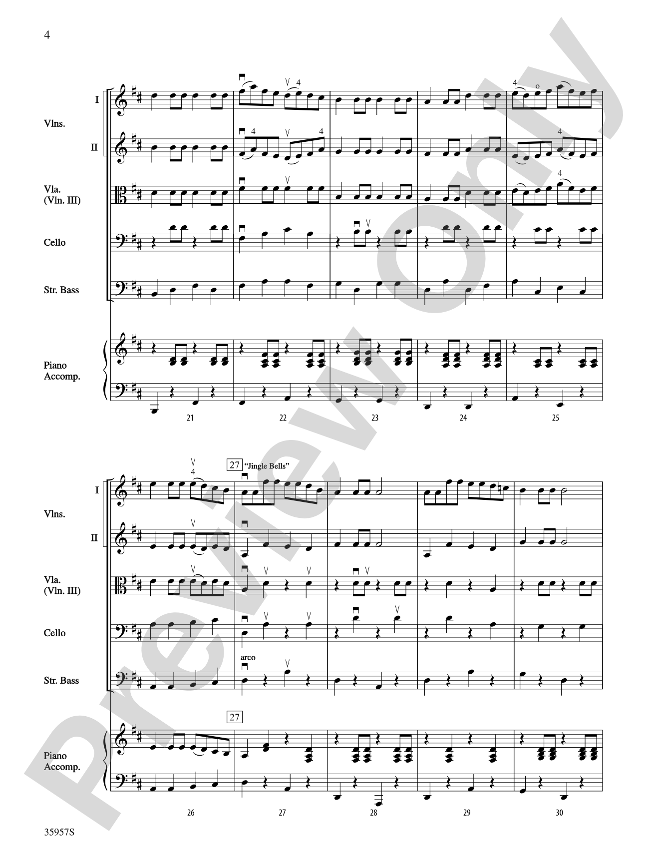 A Fiddlin' Christmas: Score