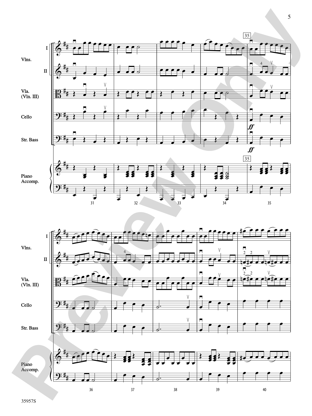A Fiddlin' Christmas: Score