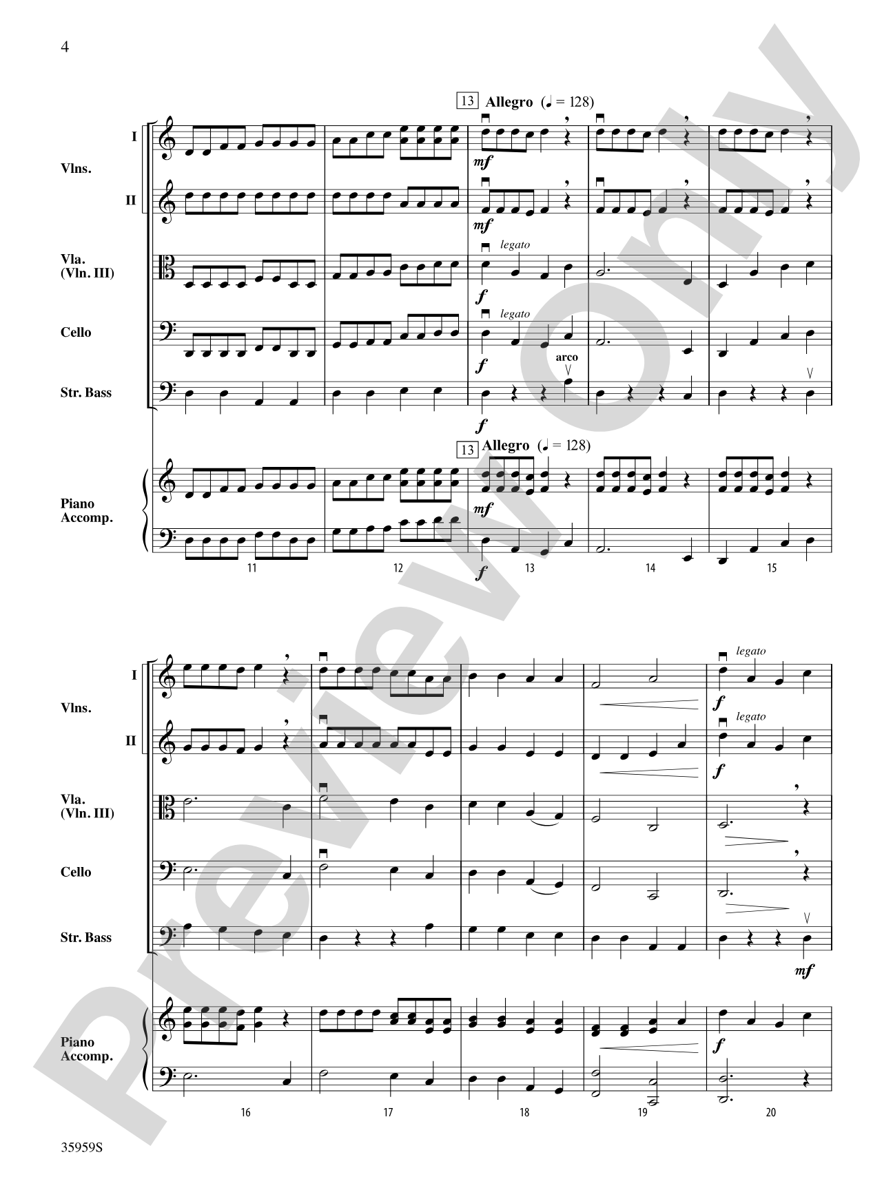 C-Serpents: String Orchestra Conductor Score & Parts