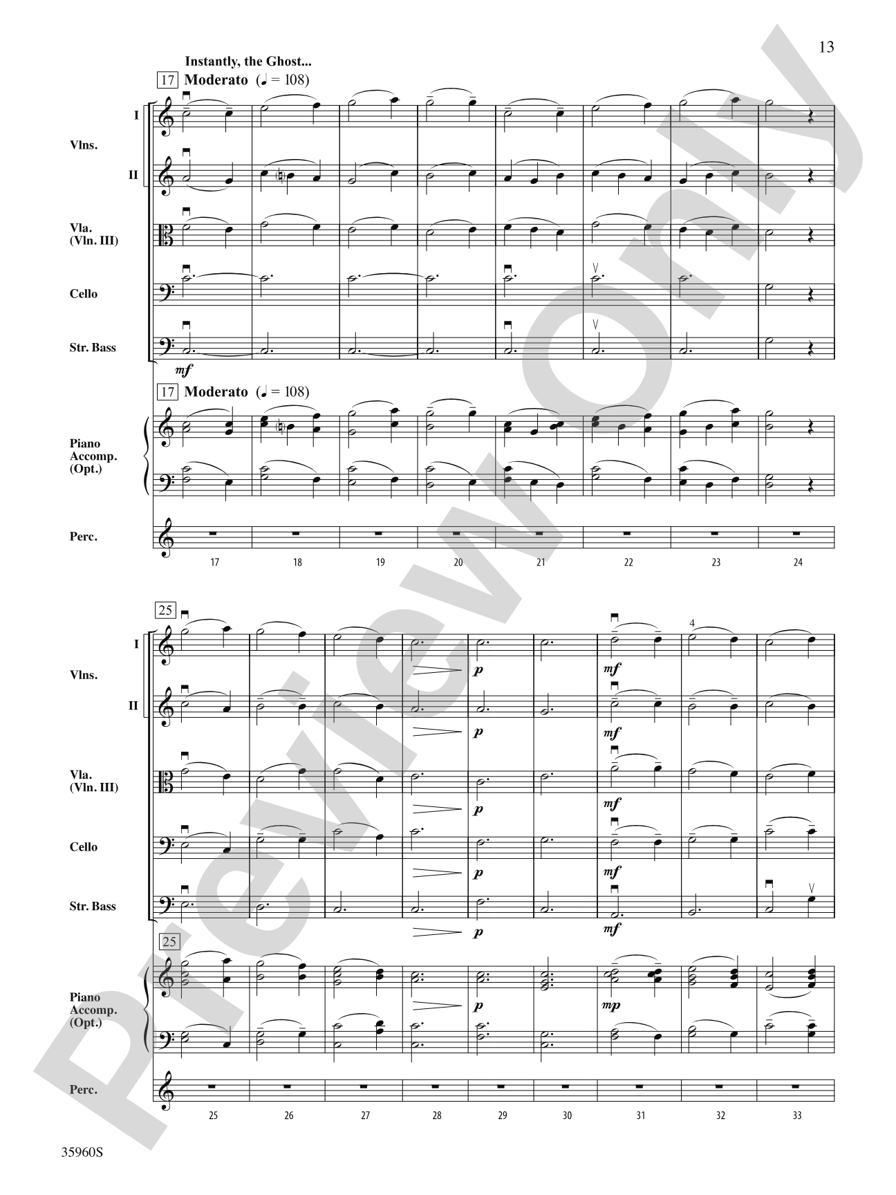 A Dickens Christmas Carol Suite: String Orchestra Conductor Score & Parts