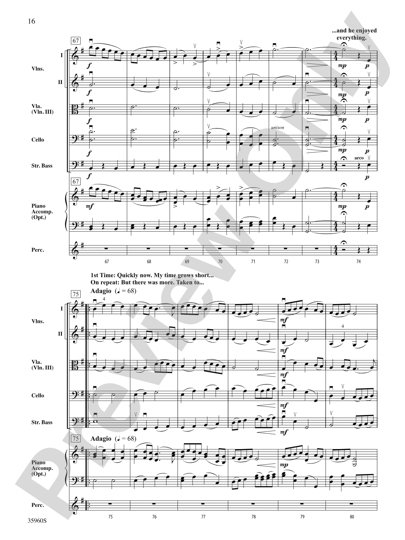 A Dickens Christmas Carol Suite: String Orchestra Conductor Score & Parts