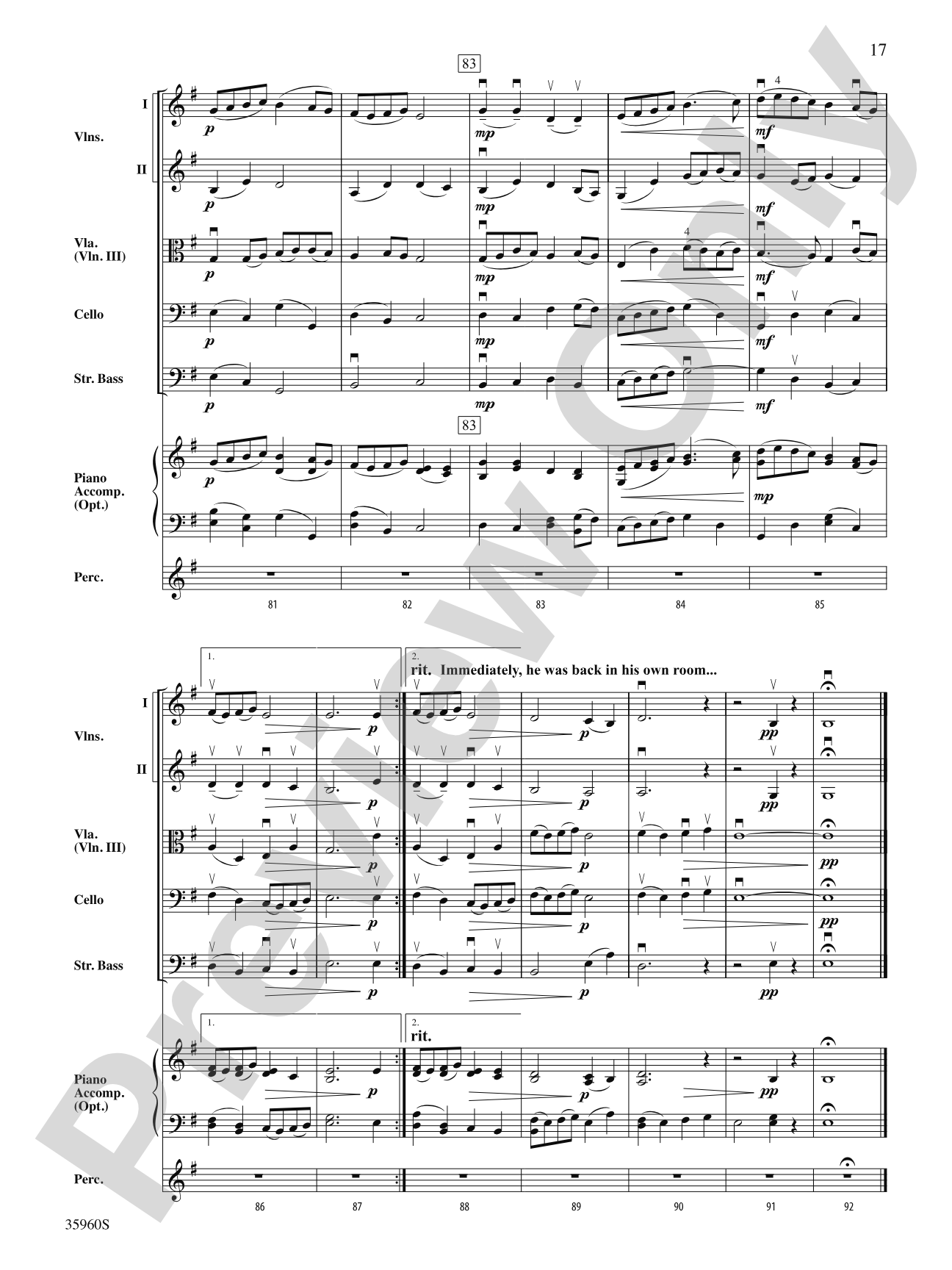 A Dickens Christmas Carol Suite: String Orchestra Conductor Score & Parts