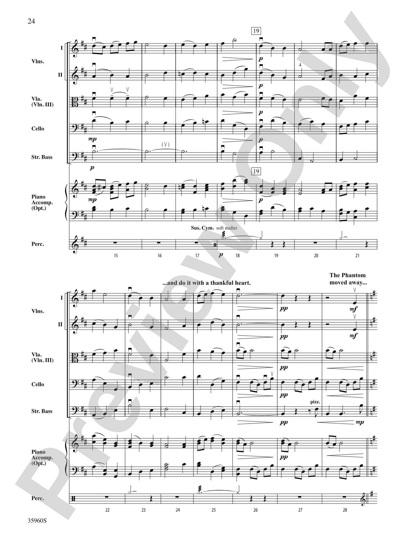 A Dickens Christmas Carol Suite: String Orchestra Conductor Score & Parts