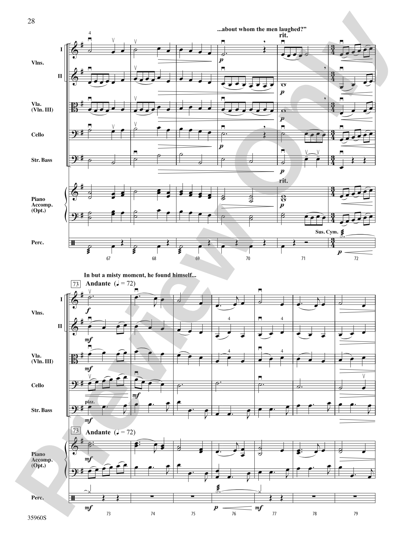 A Dickens Christmas Carol Suite: String Orchestra Conductor Score & Parts