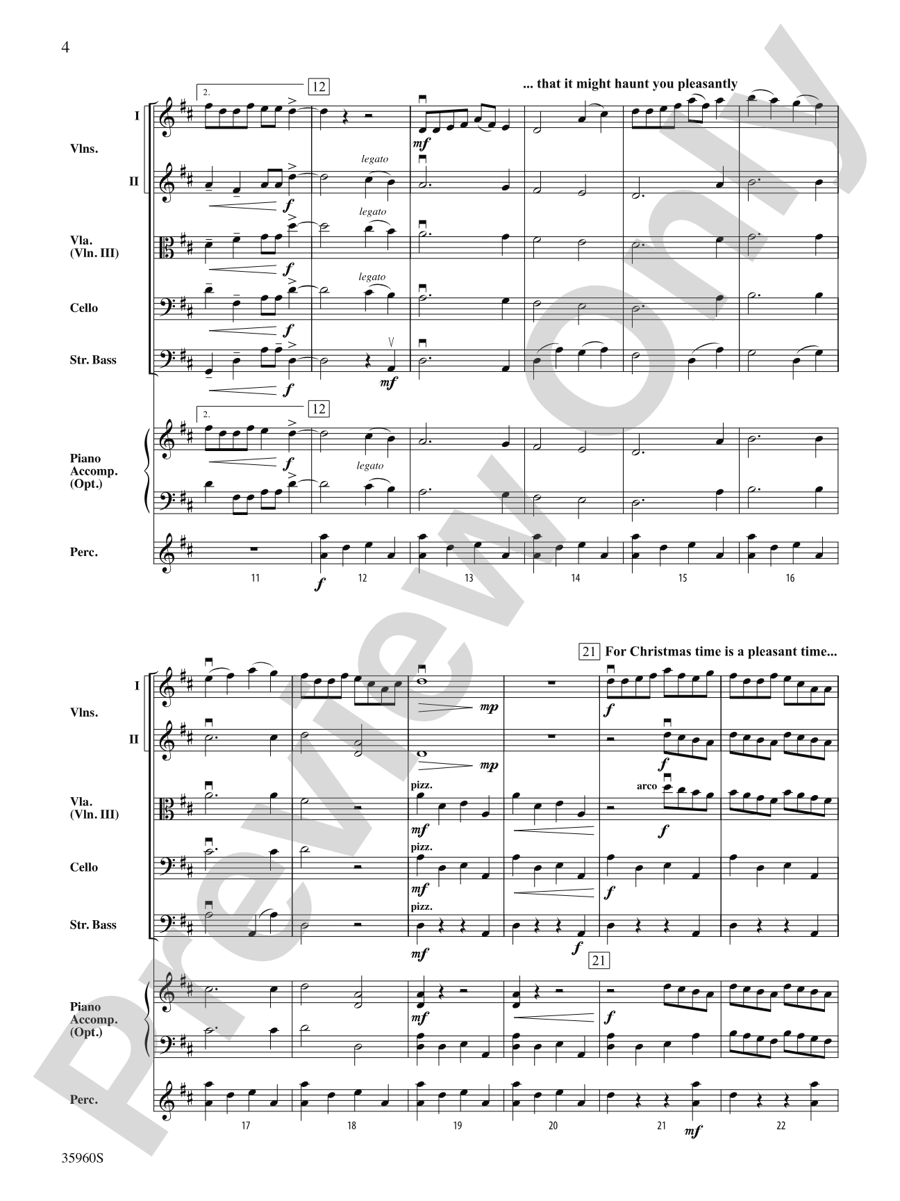 A Dickens Christmas Carol Suite: String Orchestra Conductor Score & Parts