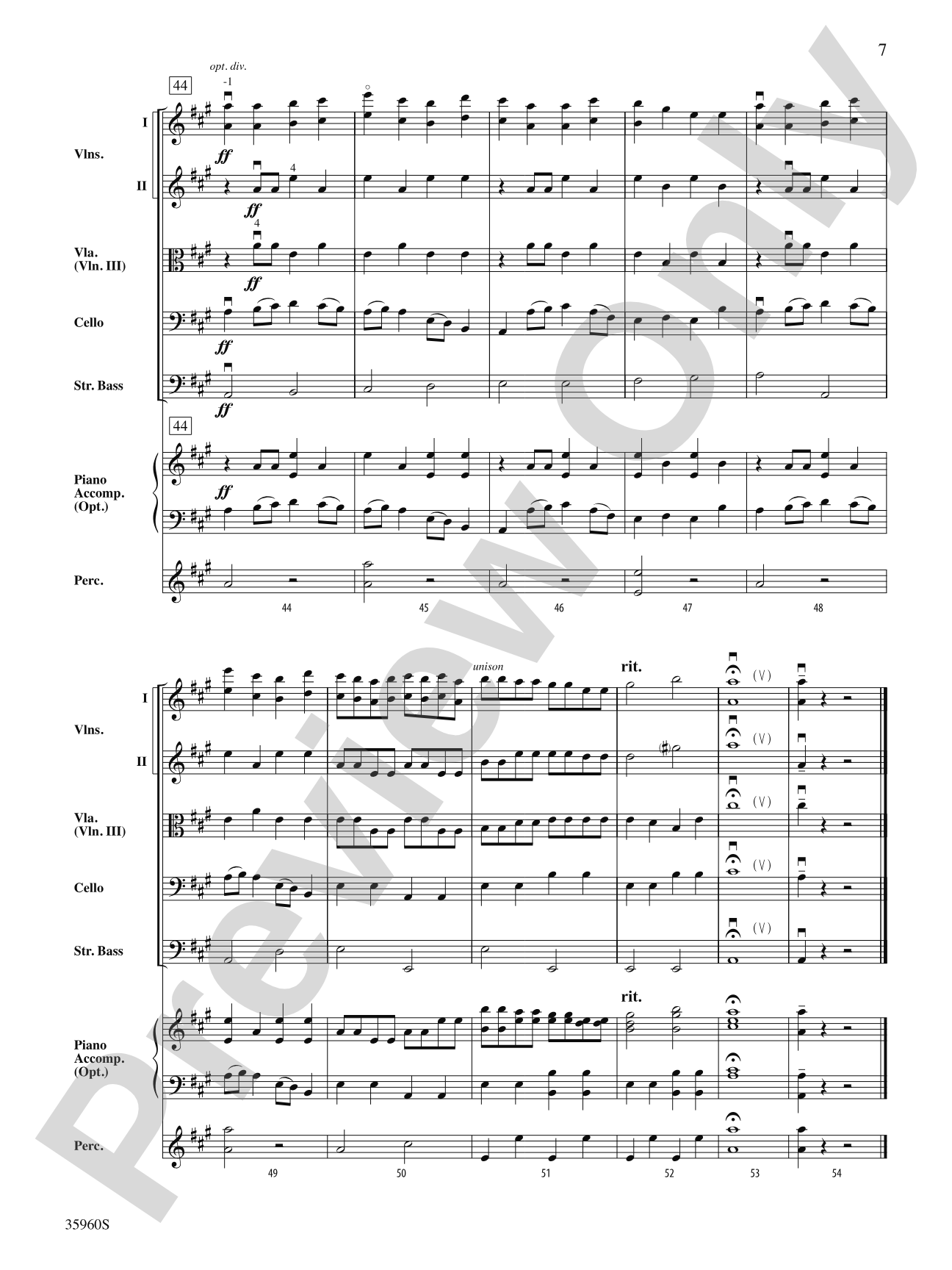 A Dickens Christmas Carol Suite: String Orchestra Conductor Score & Parts