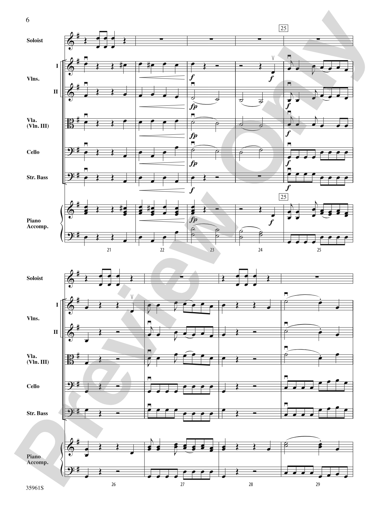 Guest Soloist: Score