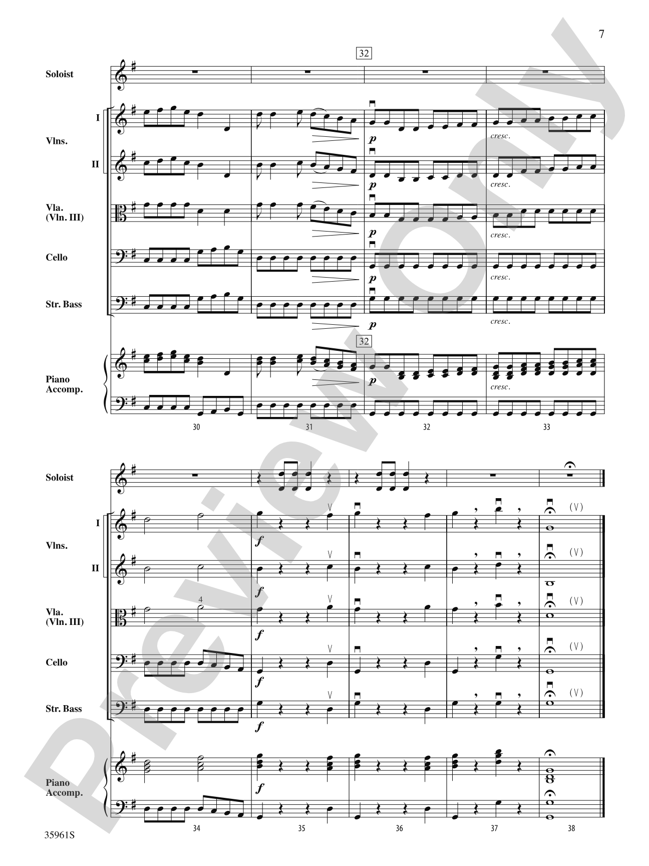 Guest Soloist: Score