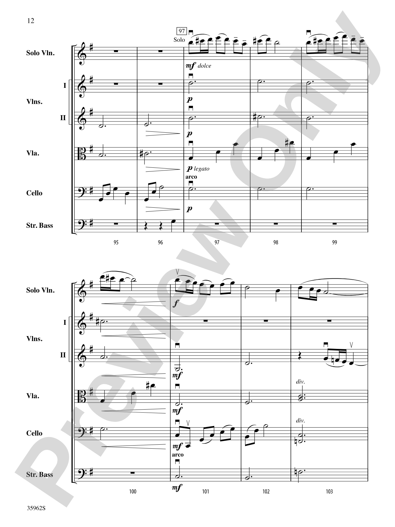 The Emerald Falcon: String Orchestra Conductor Score & Parts