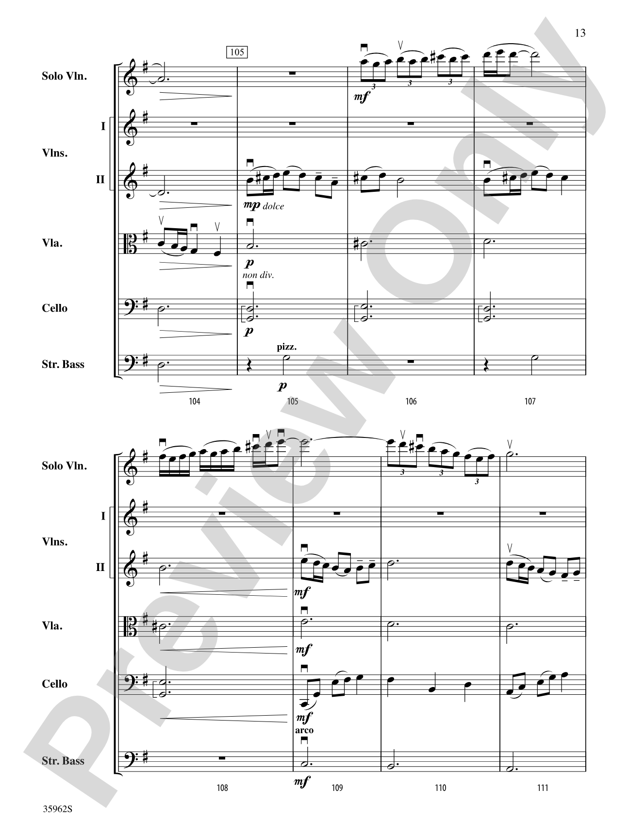 The Emerald Falcon: String Orchestra Conductor Score & Parts