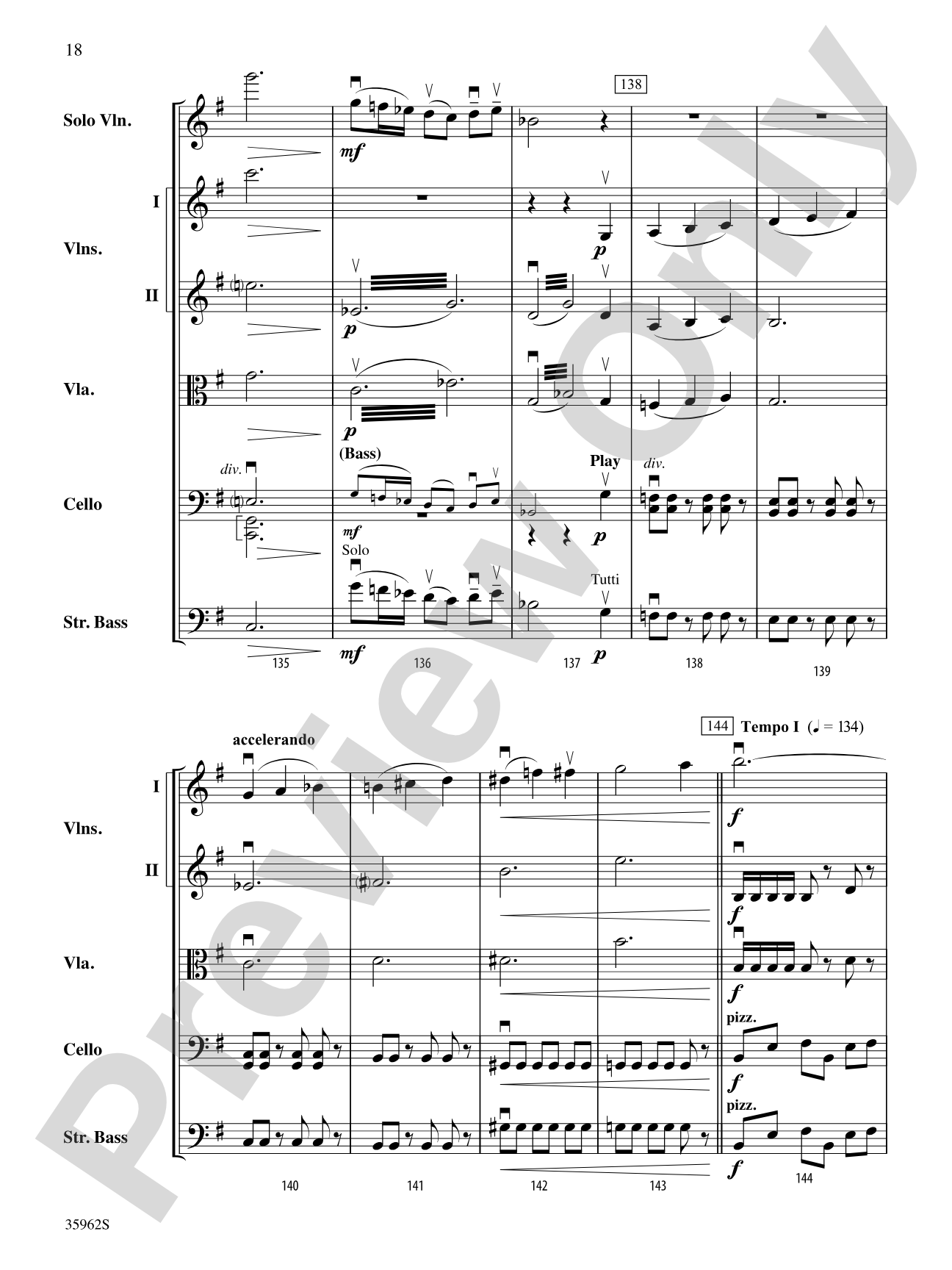 The Emerald Falcon: String Orchestra Conductor Score & Parts