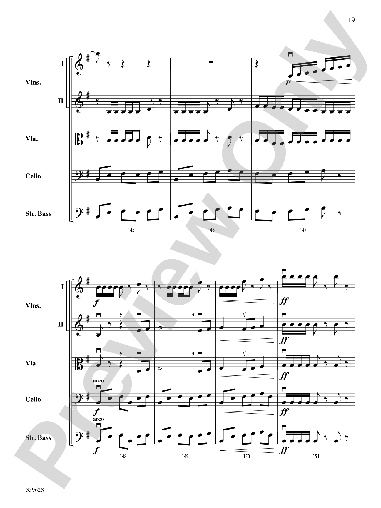 The Emerald Falcon: String Orchestra Conductor Score & Parts