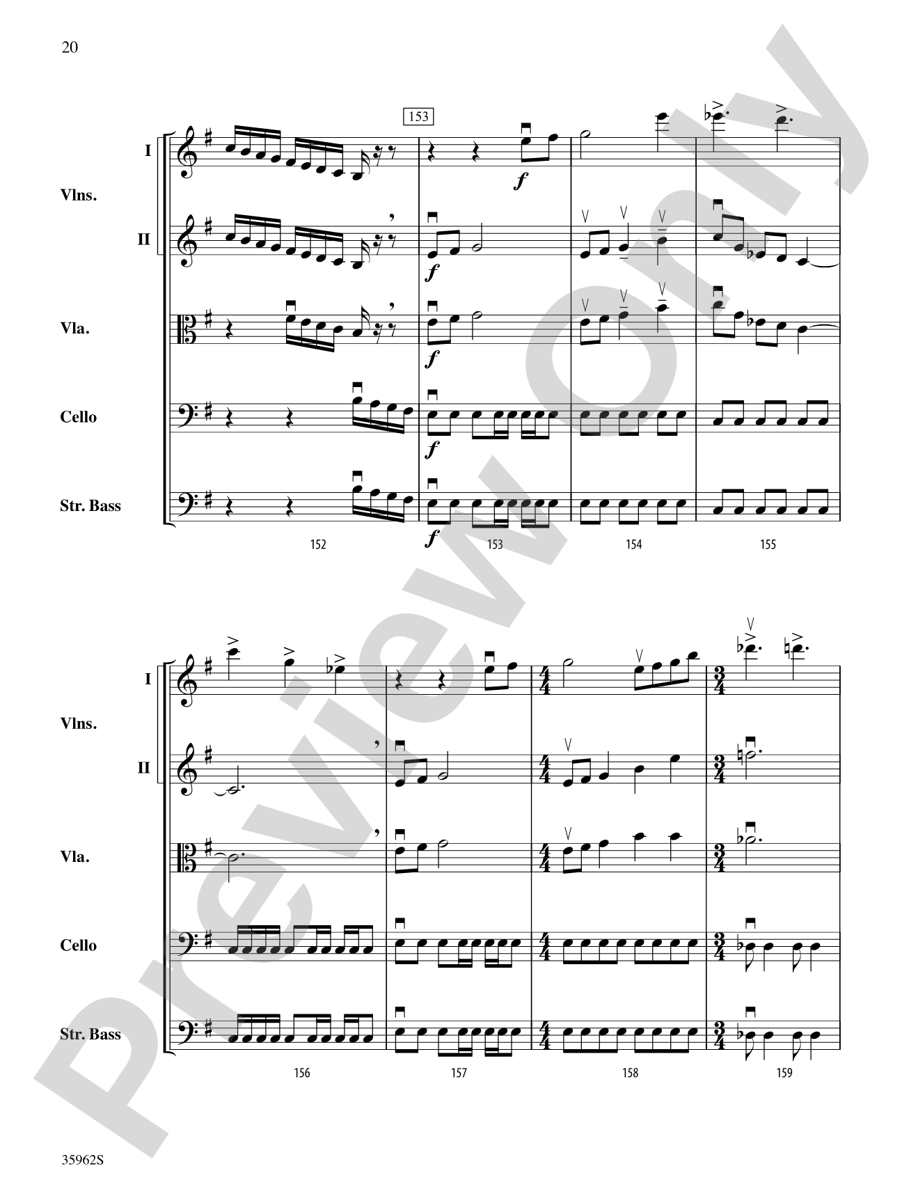 The Emerald Falcon: String Orchestra Conductor Score & Parts