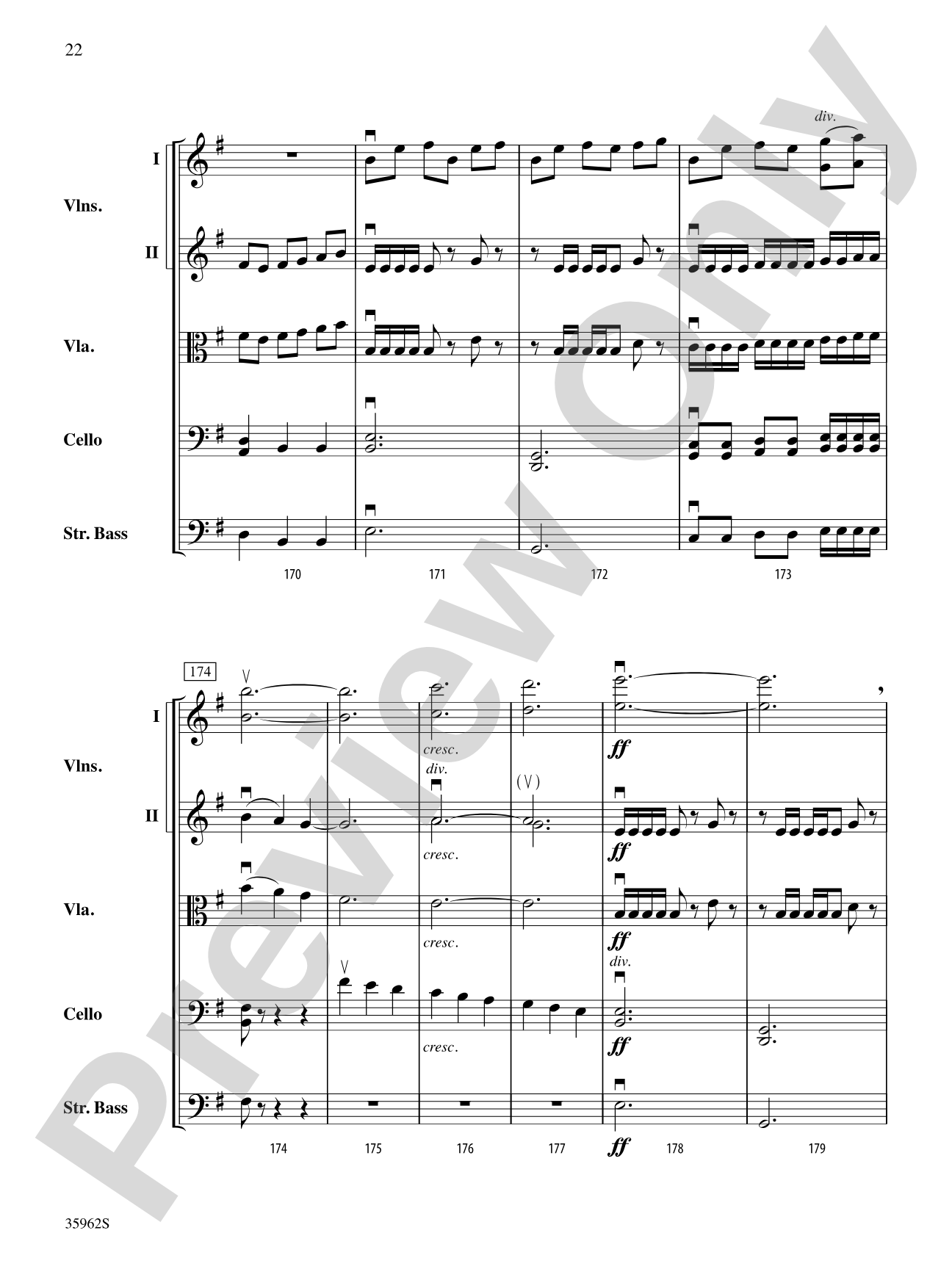 The Emerald Falcon: String Orchestra Conductor Score & Parts