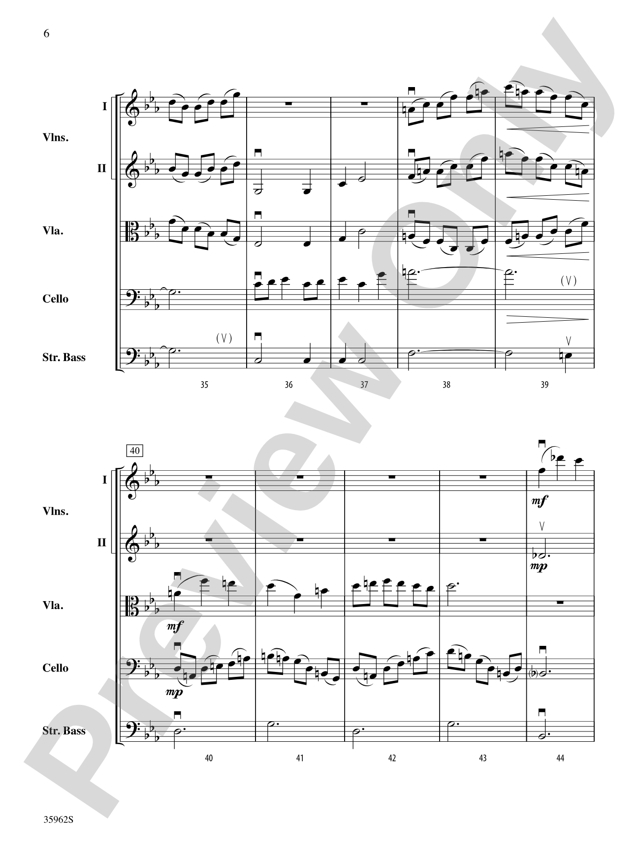 The Emerald Falcon: String Orchestra Conductor Score & Parts
