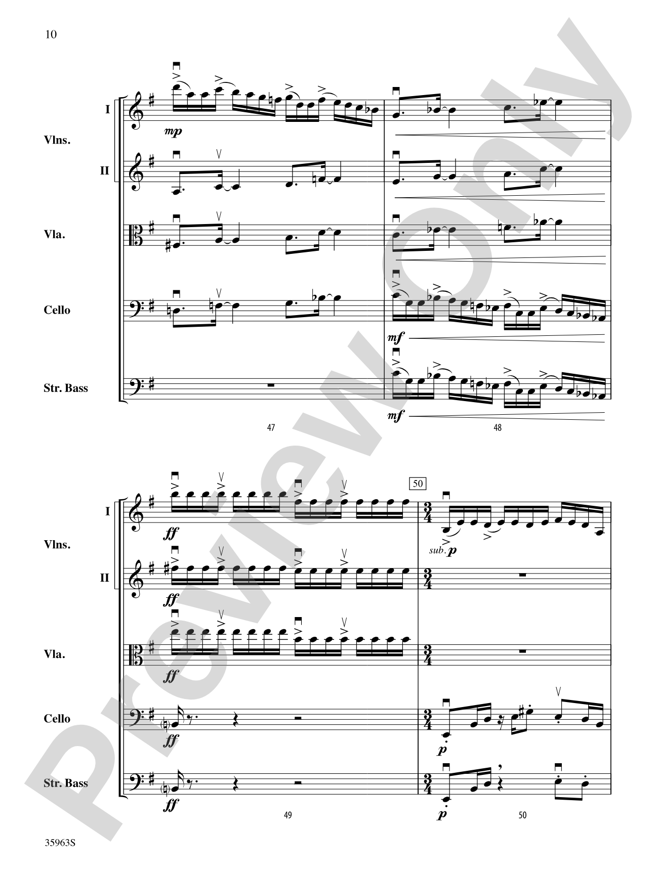 Vanishing Pointe: String Orchestra Conductor Score & Parts