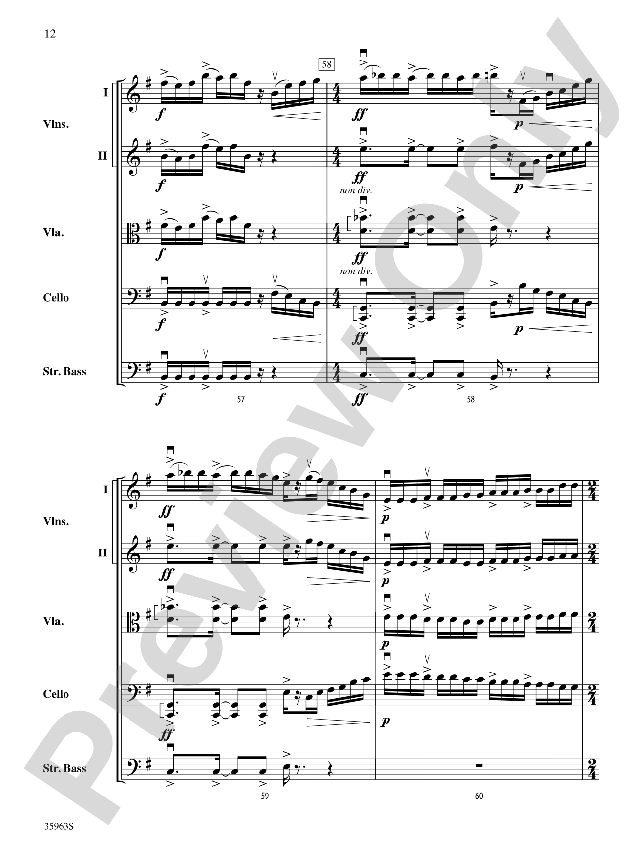 Vanishing Pointe: String Orchestra Conductor Score & Parts