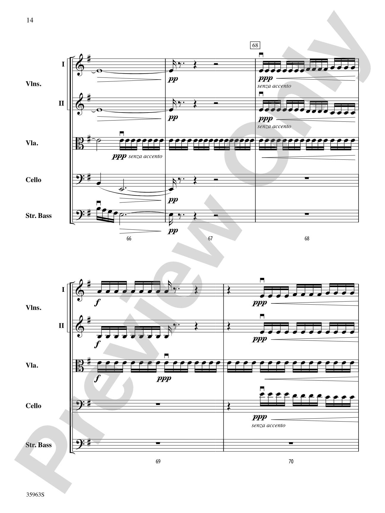 Vanishing Pointe: String Orchestra Conductor Score & Parts