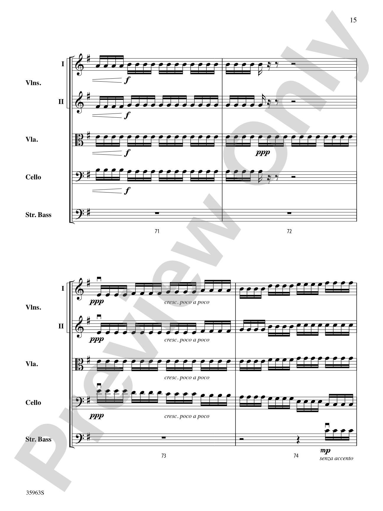 Vanishing Pointe: String Orchestra Conductor Score & Parts
