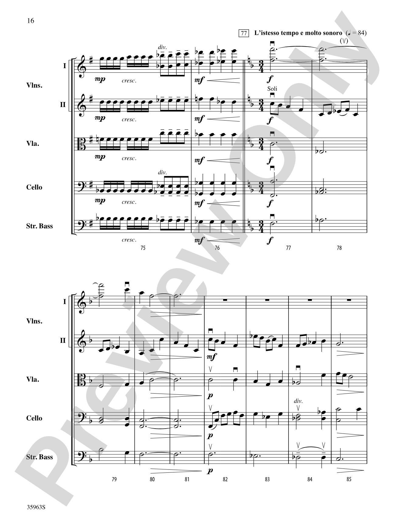 Vanishing Pointe: String Orchestra Conductor Score & Parts