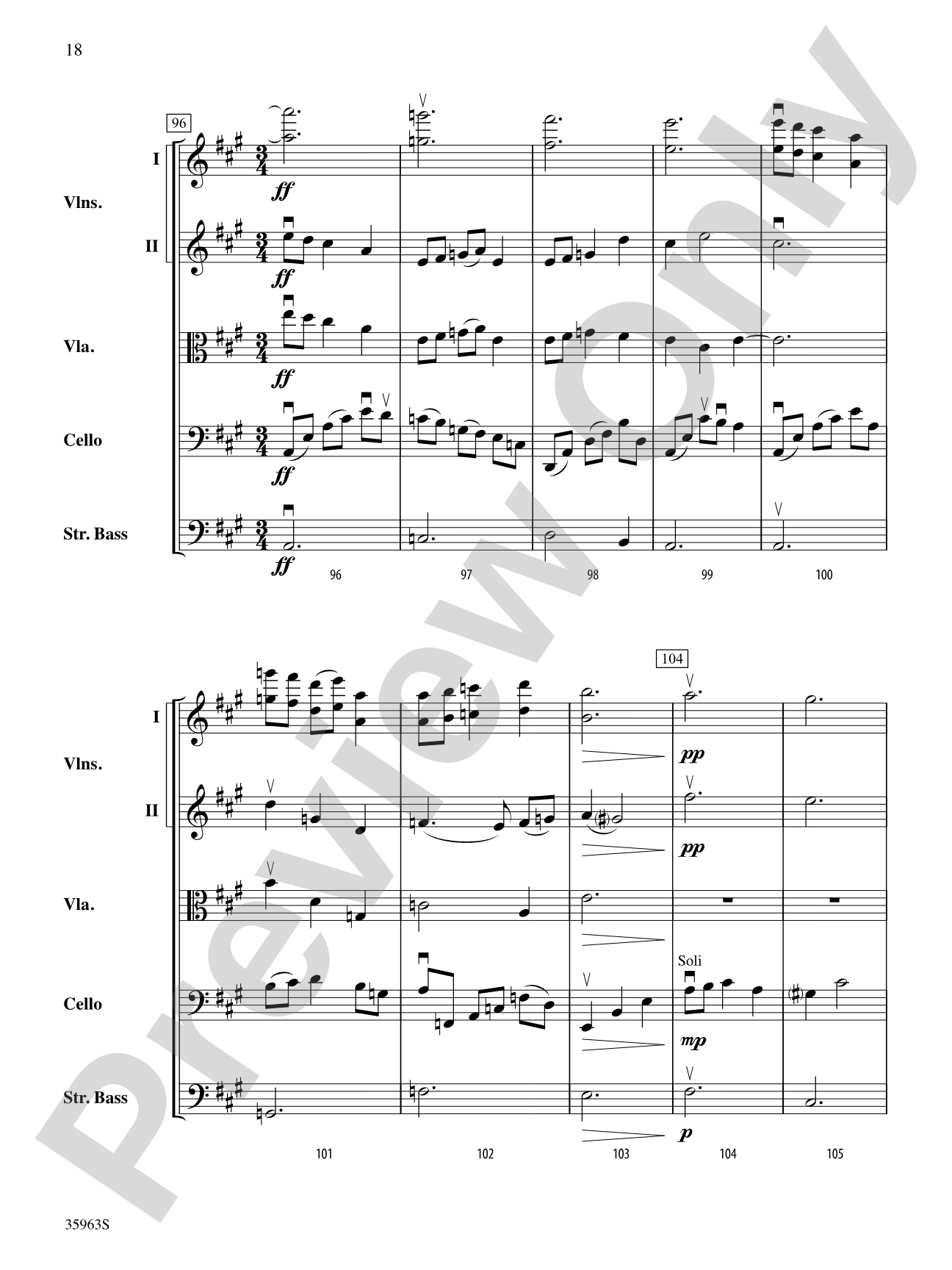 Vanishing Pointe: String Orchestra Conductor Score & Parts