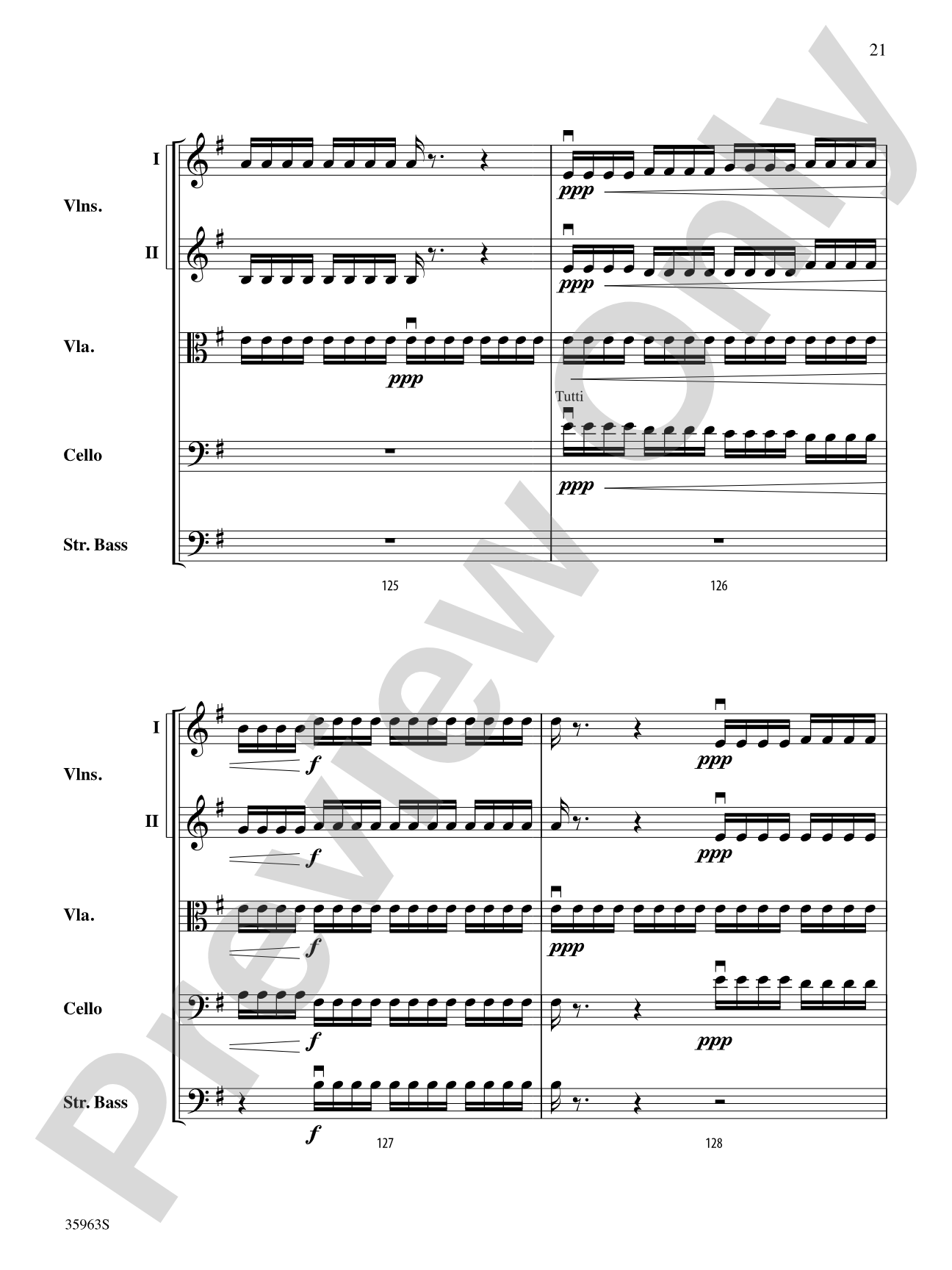 Vanishing Pointe: String Orchestra Conductor Score & Parts