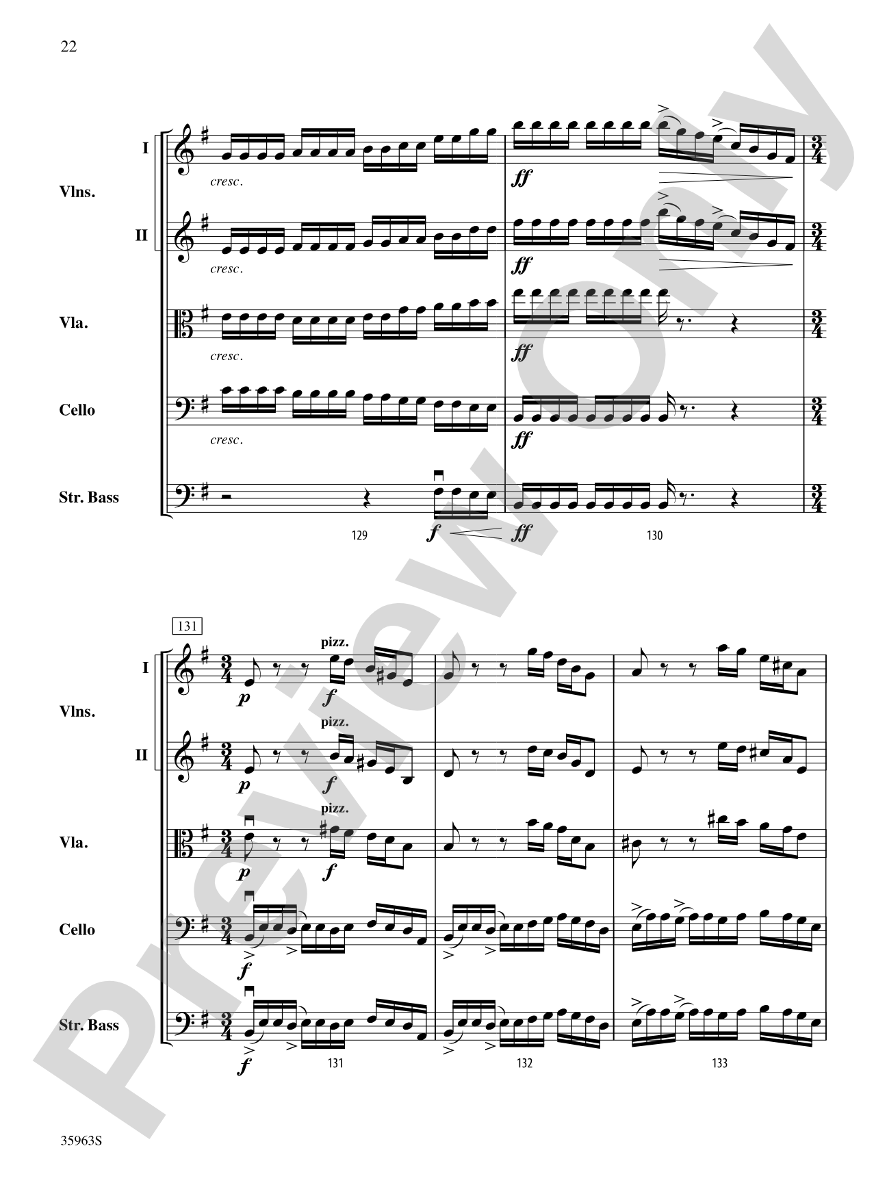 Vanishing Pointe: String Orchestra Conductor Score & Parts
