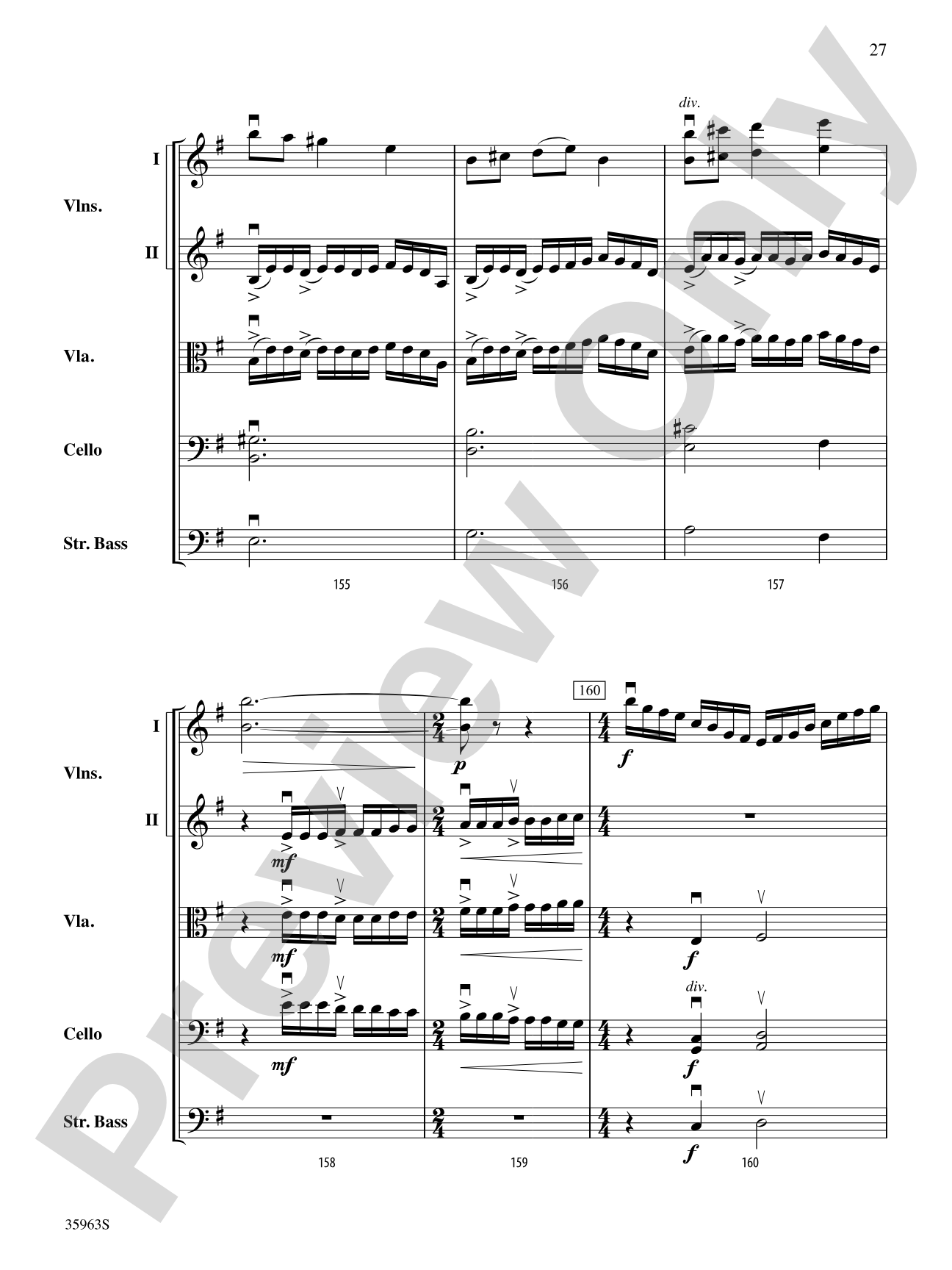 Vanishing Pointe: String Orchestra Conductor Score & Parts