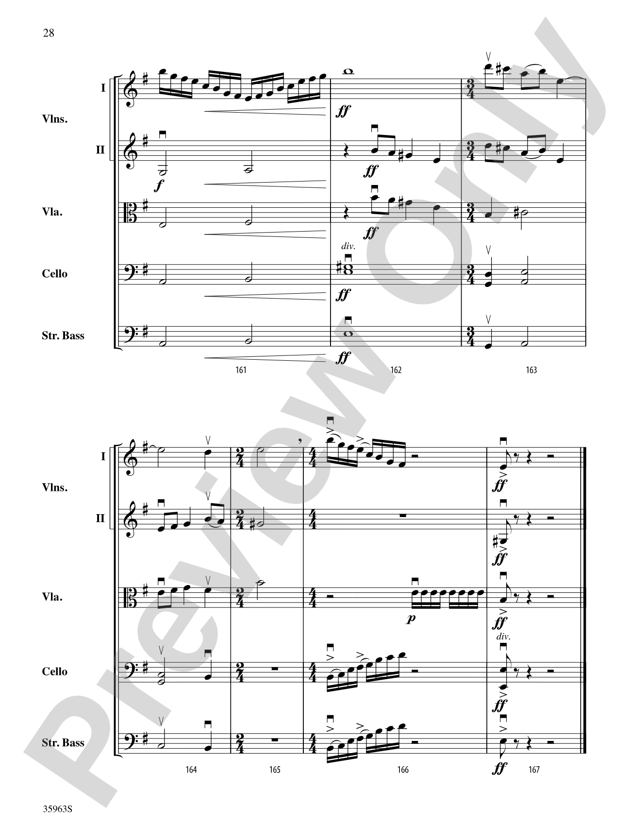 Vanishing Pointe: String Orchestra Conductor Score & Parts