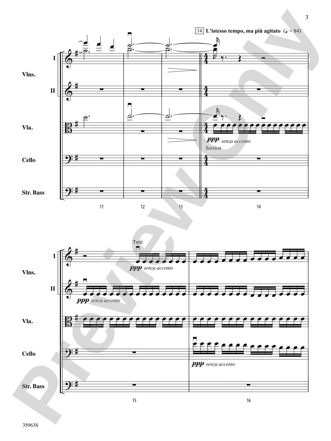 Vanishing Pointe: String Orchestra Conductor Score & Parts