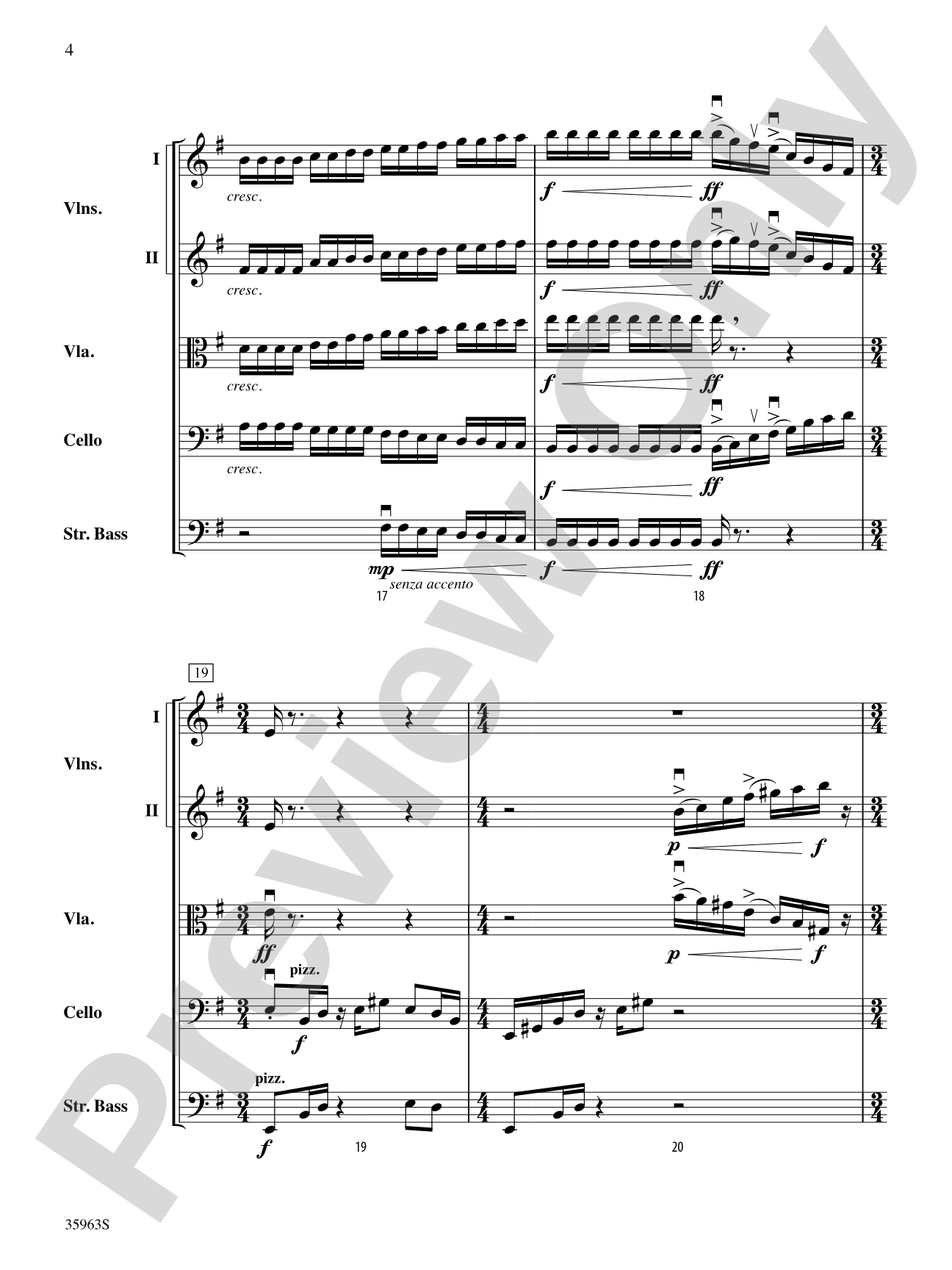 Vanishing Pointe: String Orchestra Conductor Score & Parts
