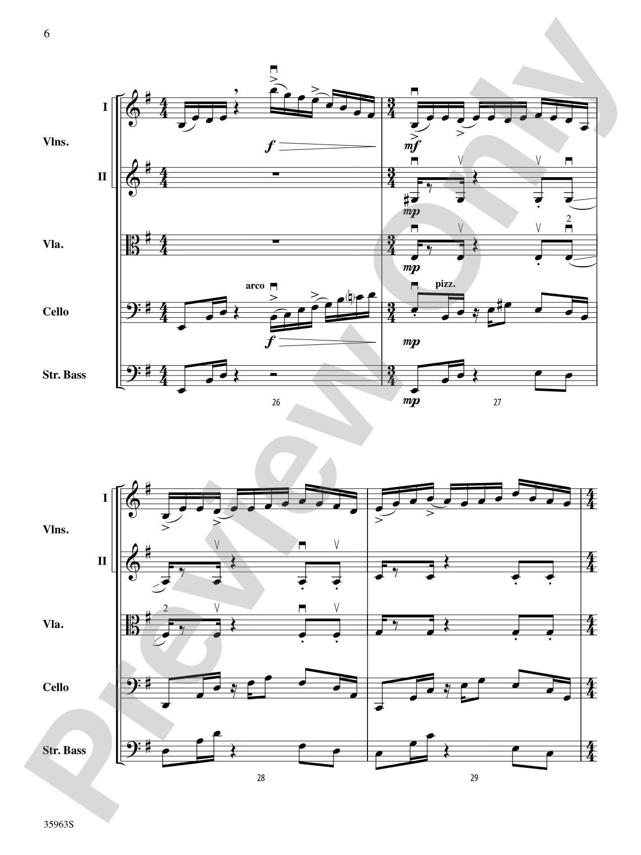 Vanishing Pointe: String Orchestra Conductor Score & Parts