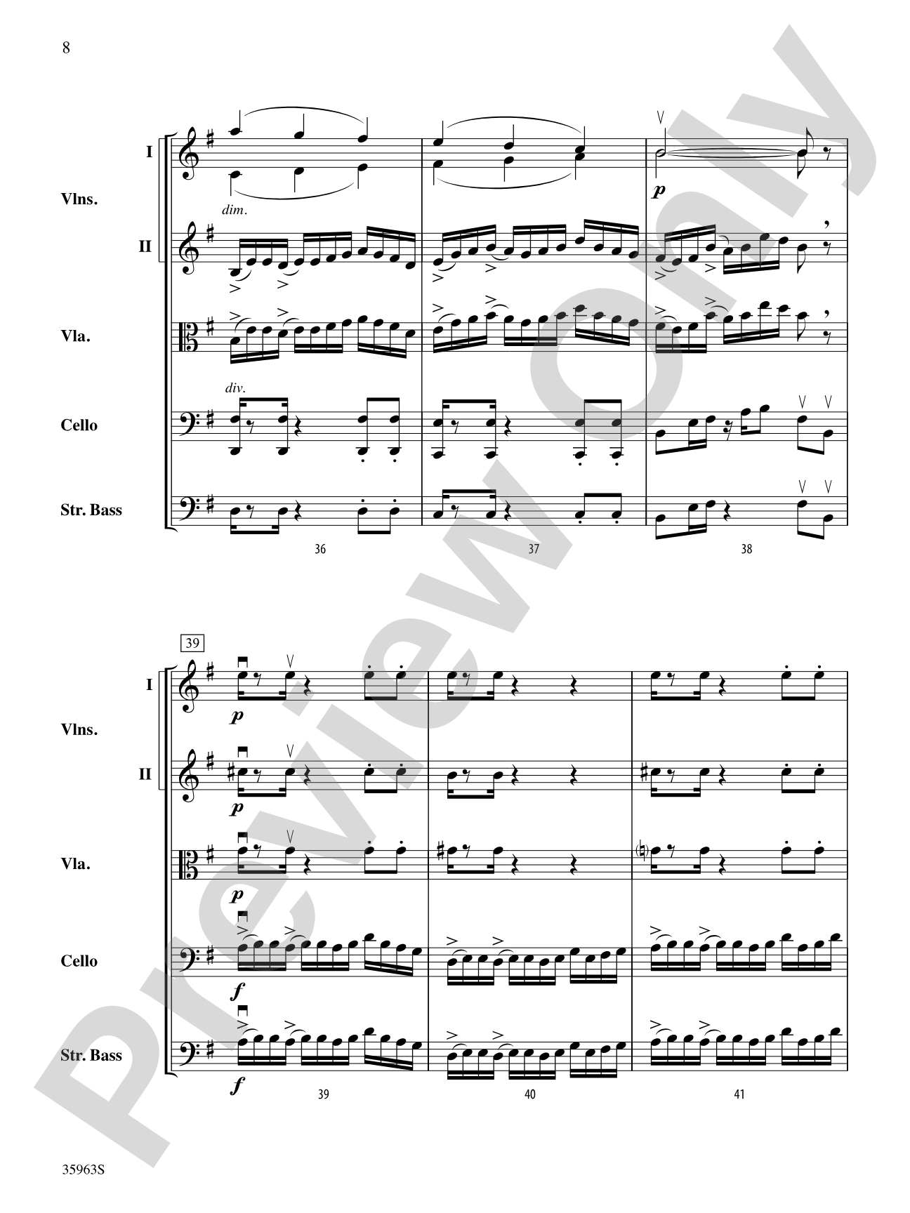 Vanishing Pointe: String Orchestra Conductor Score & Parts