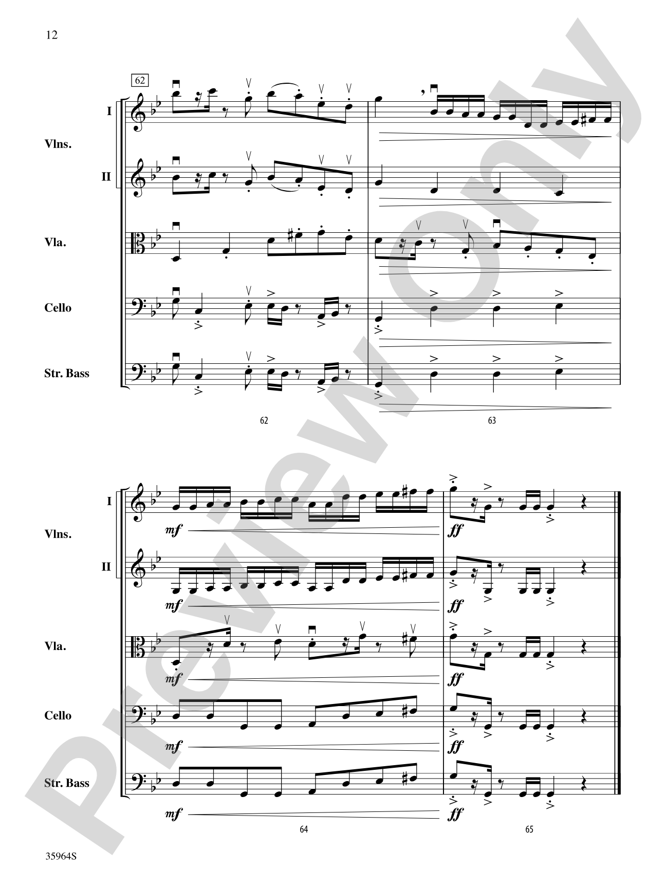 Maharaja: String Orchestra Conductor Score & Parts