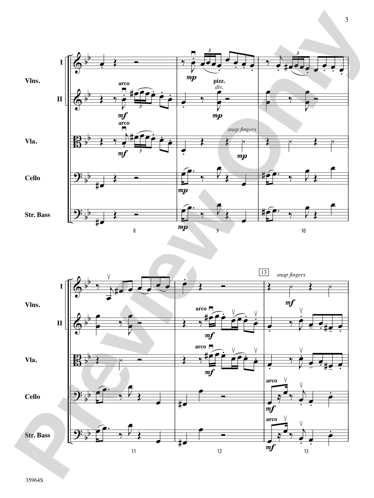 Maharaja: String Orchestra Conductor Score & Parts
