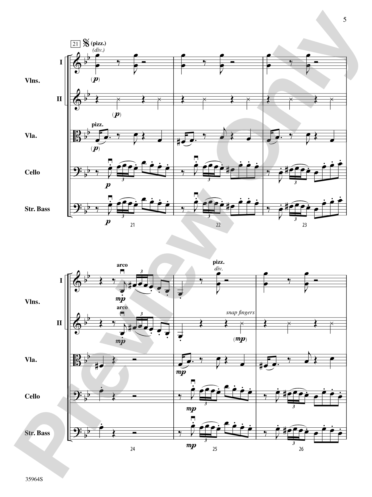 Maharaja: String Orchestra Conductor Score & Parts