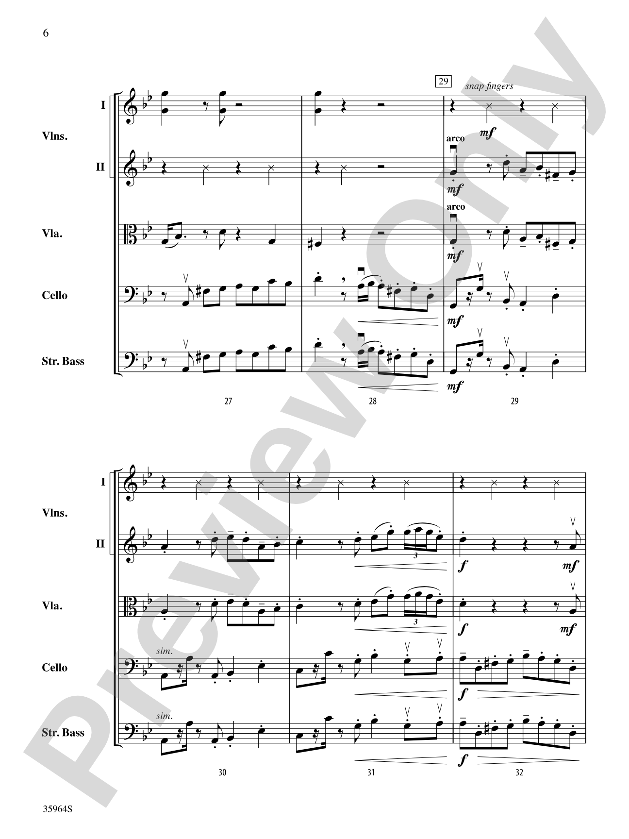 Maharaja: String Orchestra Conductor Score & Parts
