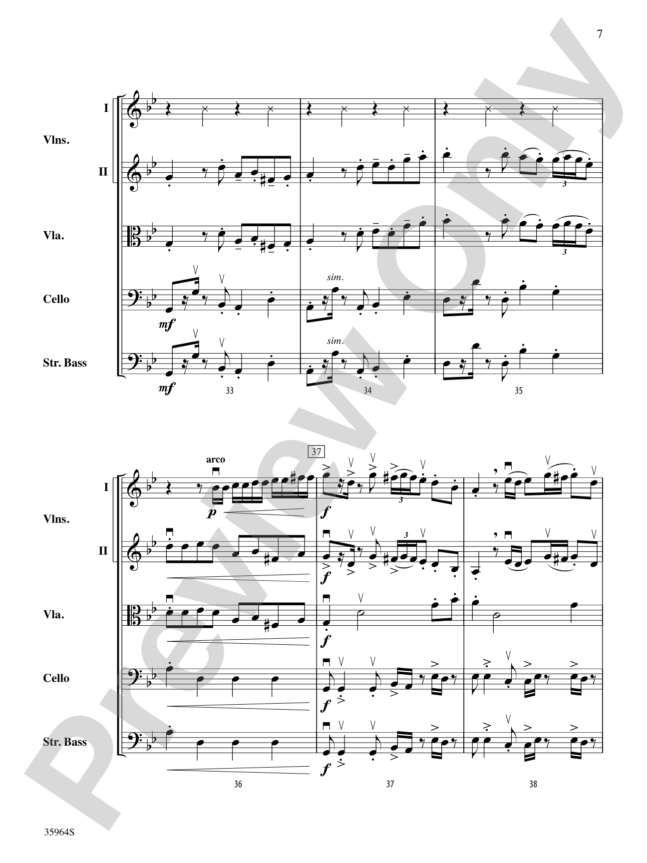 Maharaja: String Orchestra Conductor Score & Parts