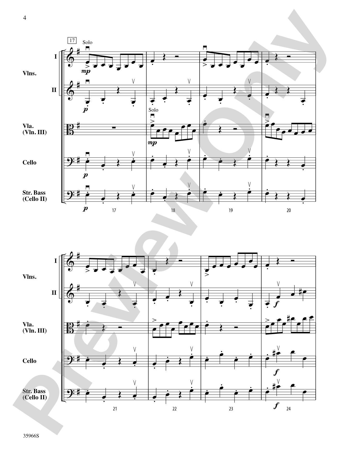 Shadows of Venice: String Orchestra Conductor Score & Parts
