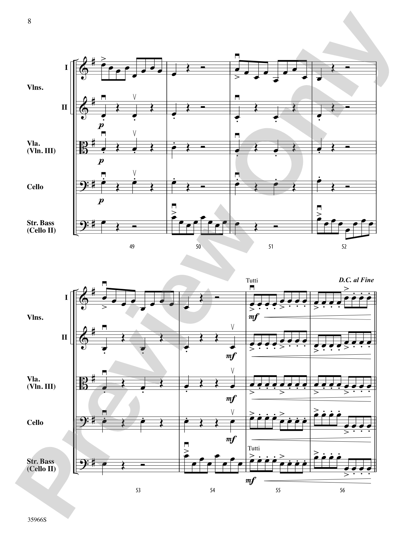 Shadows of Venice: String Orchestra Conductor Score & Parts