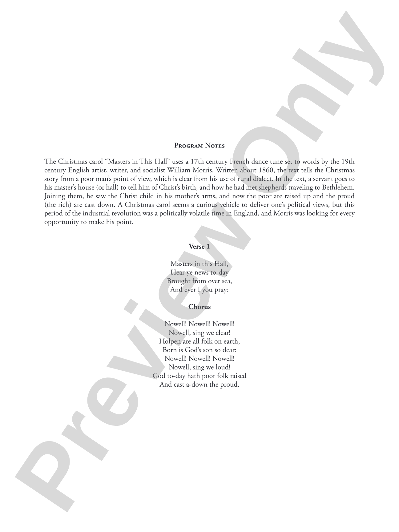 Masters in This Hall: String Orchestra Conductor Score & Parts