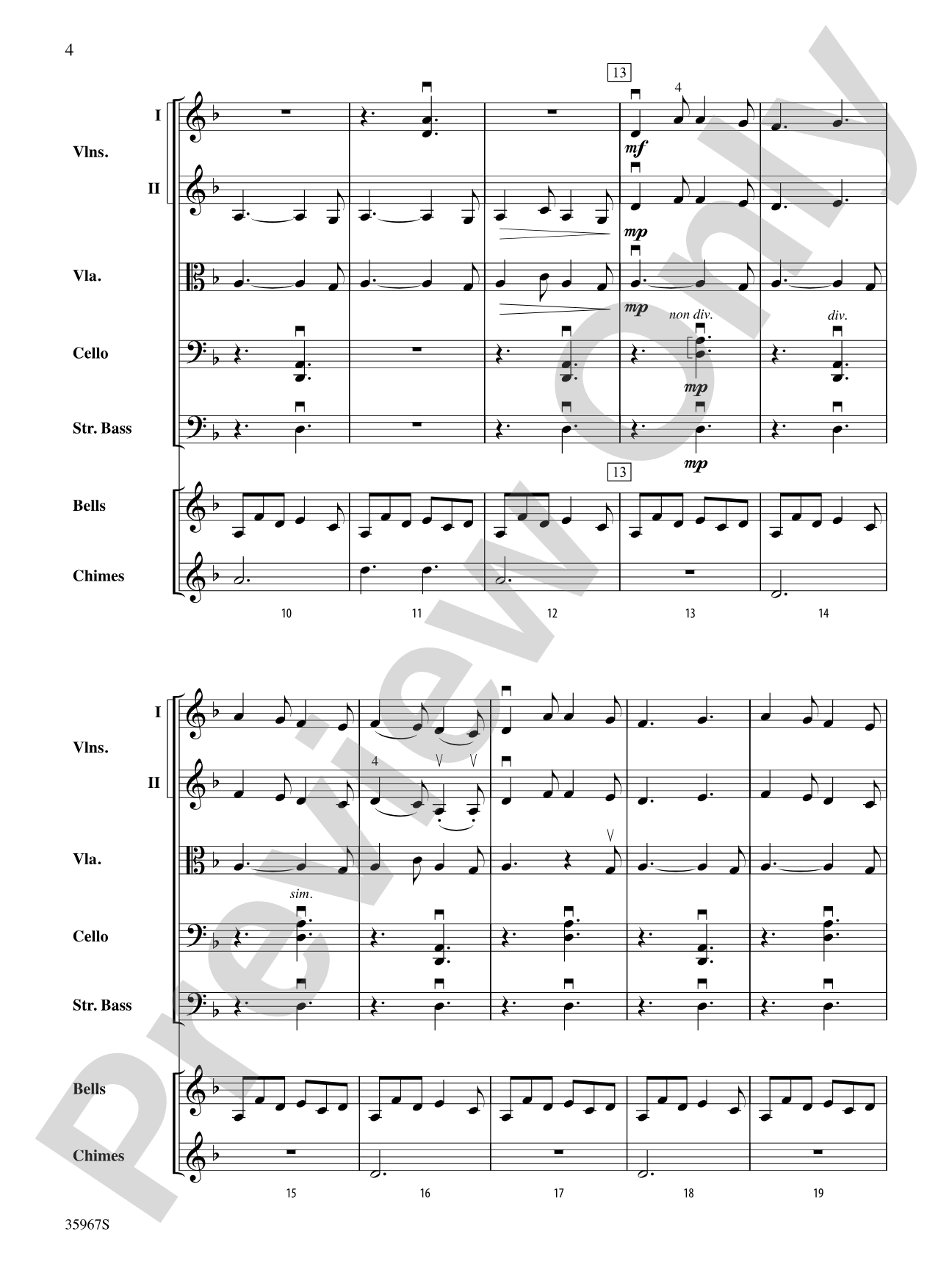 Masters in This Hall: String Orchestra Conductor Score & Parts