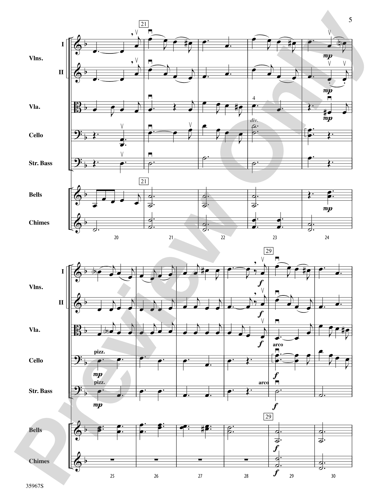 Masters in This Hall: String Orchestra Conductor Score & Parts