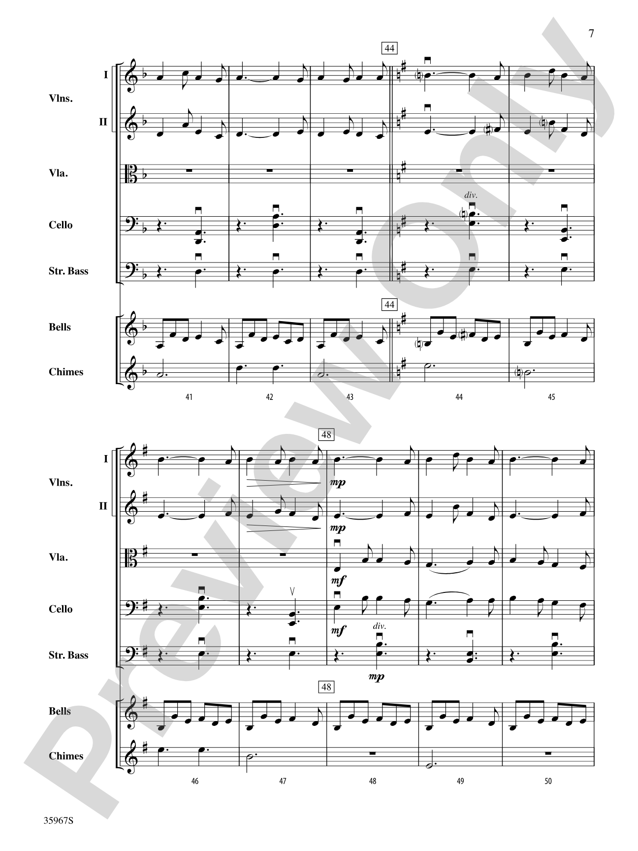 Masters in This Hall: String Orchestra Conductor Score & Parts