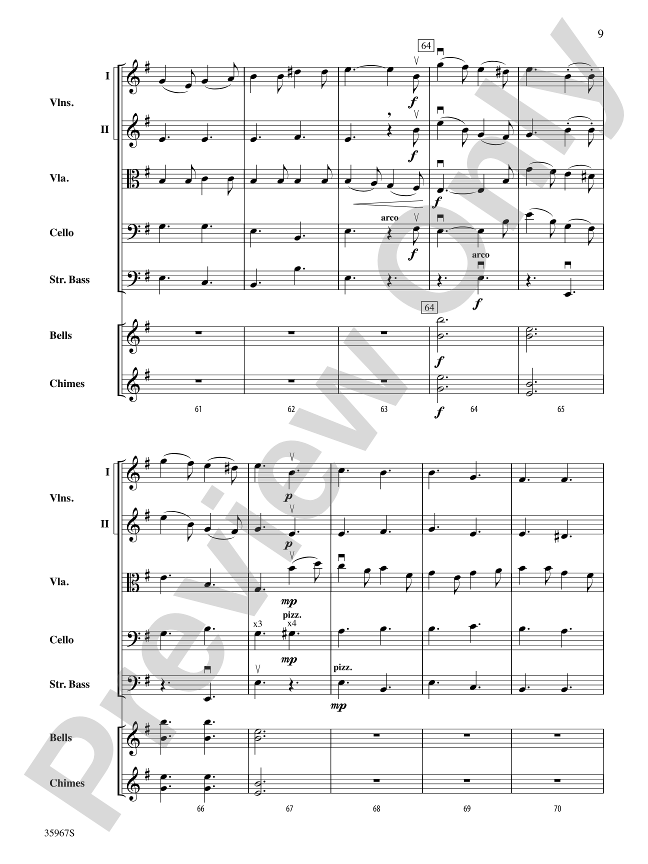 Masters in This Hall: String Orchestra Conductor Score & Parts