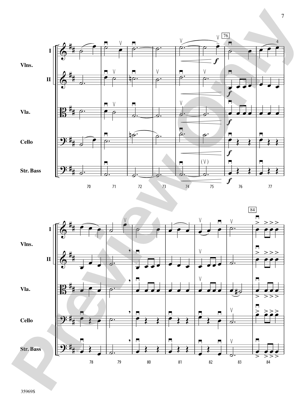 The Gates of Destiny: String Orchestra Conductor Score & Parts