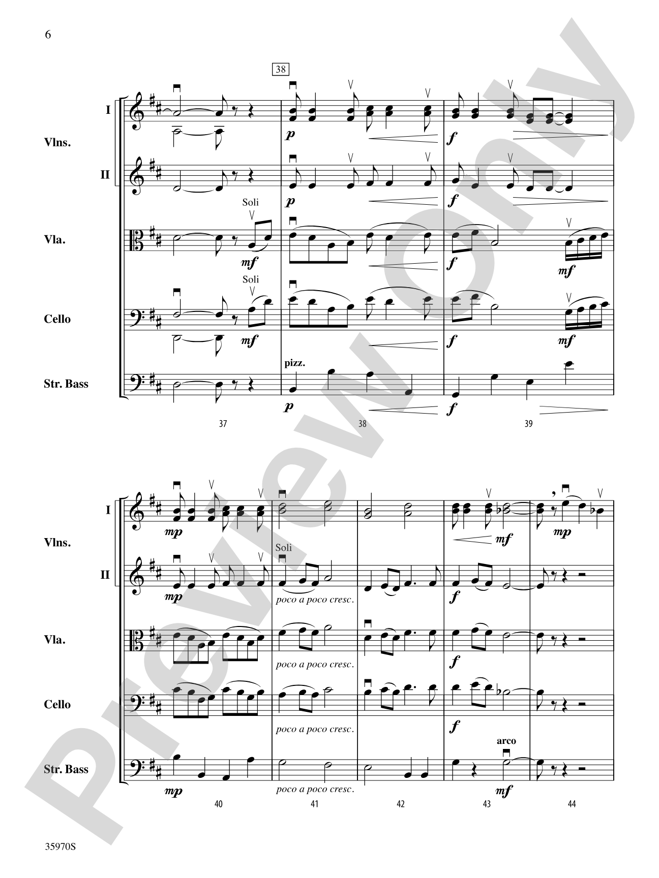Firelight, Candlelight: String Orchestra Conductor Score & Parts