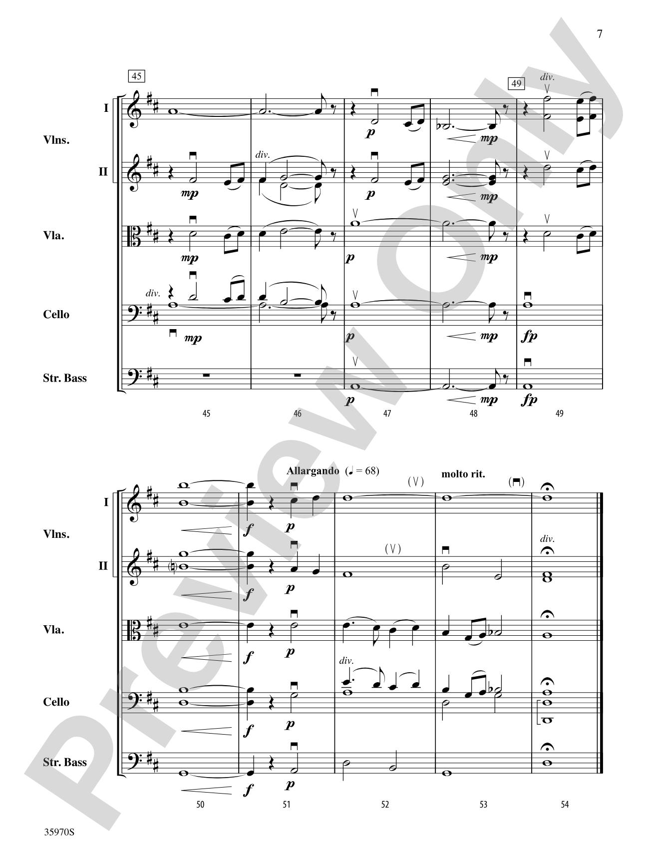 Firelight, Candlelight: String Orchestra Conductor Score & Parts