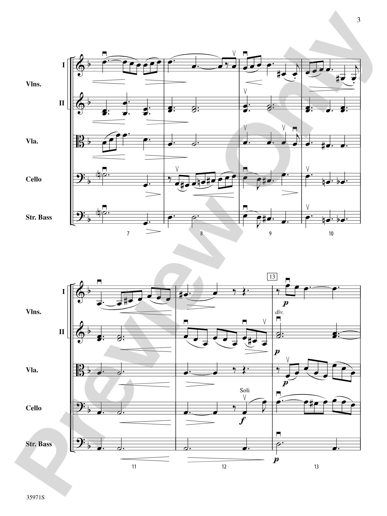 Madrigale: String Orchestra Conductor Score & Parts
