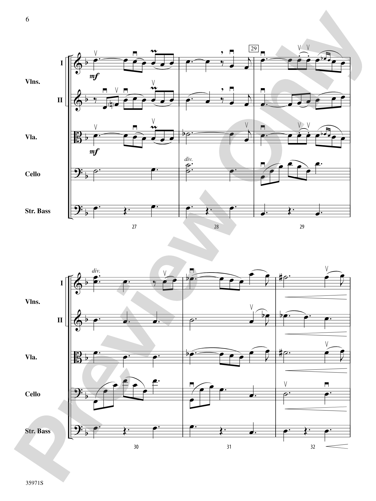 Madrigale: String Orchestra Conductor Score & Parts